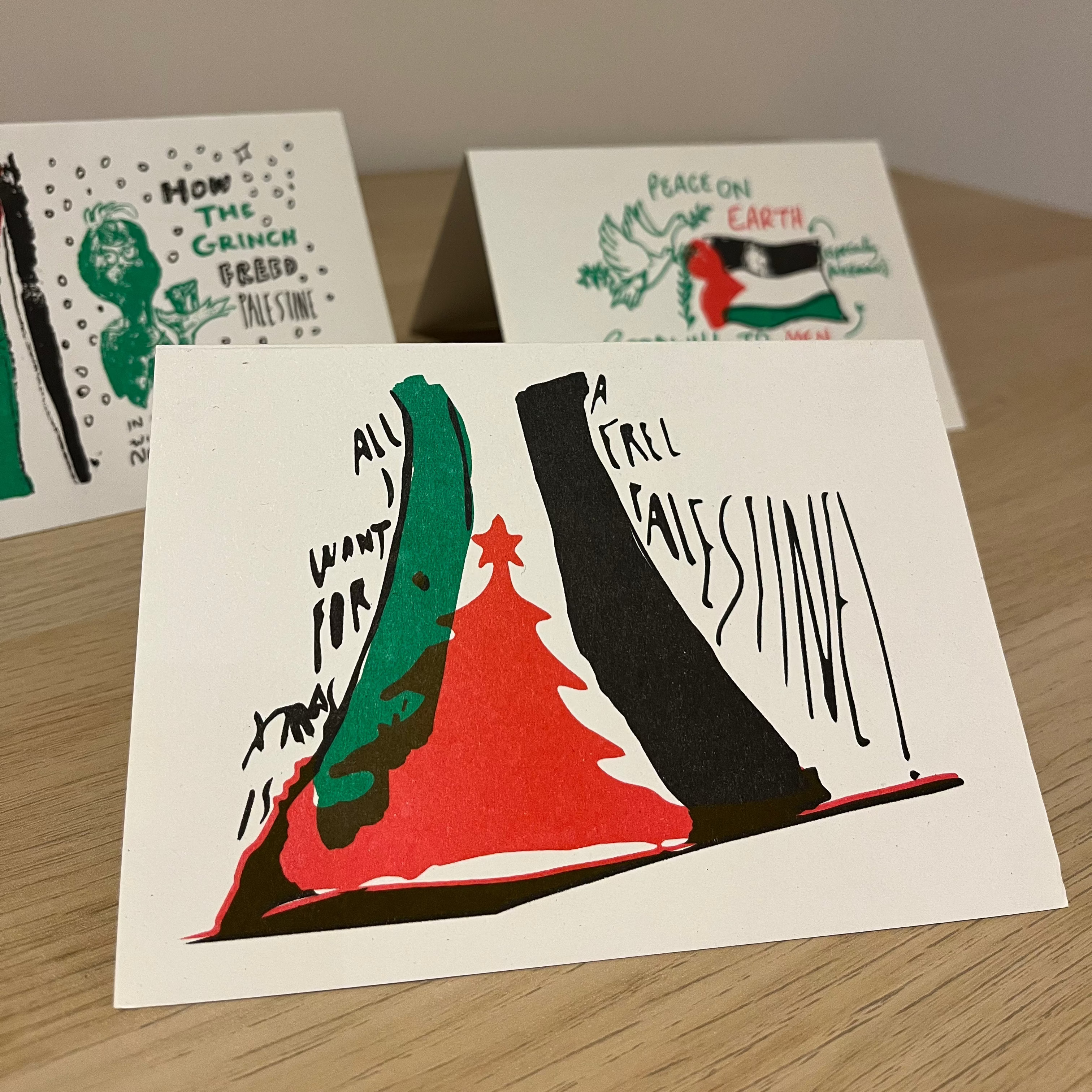 All I Want for Christmas is a Free Palestine Christmas cards